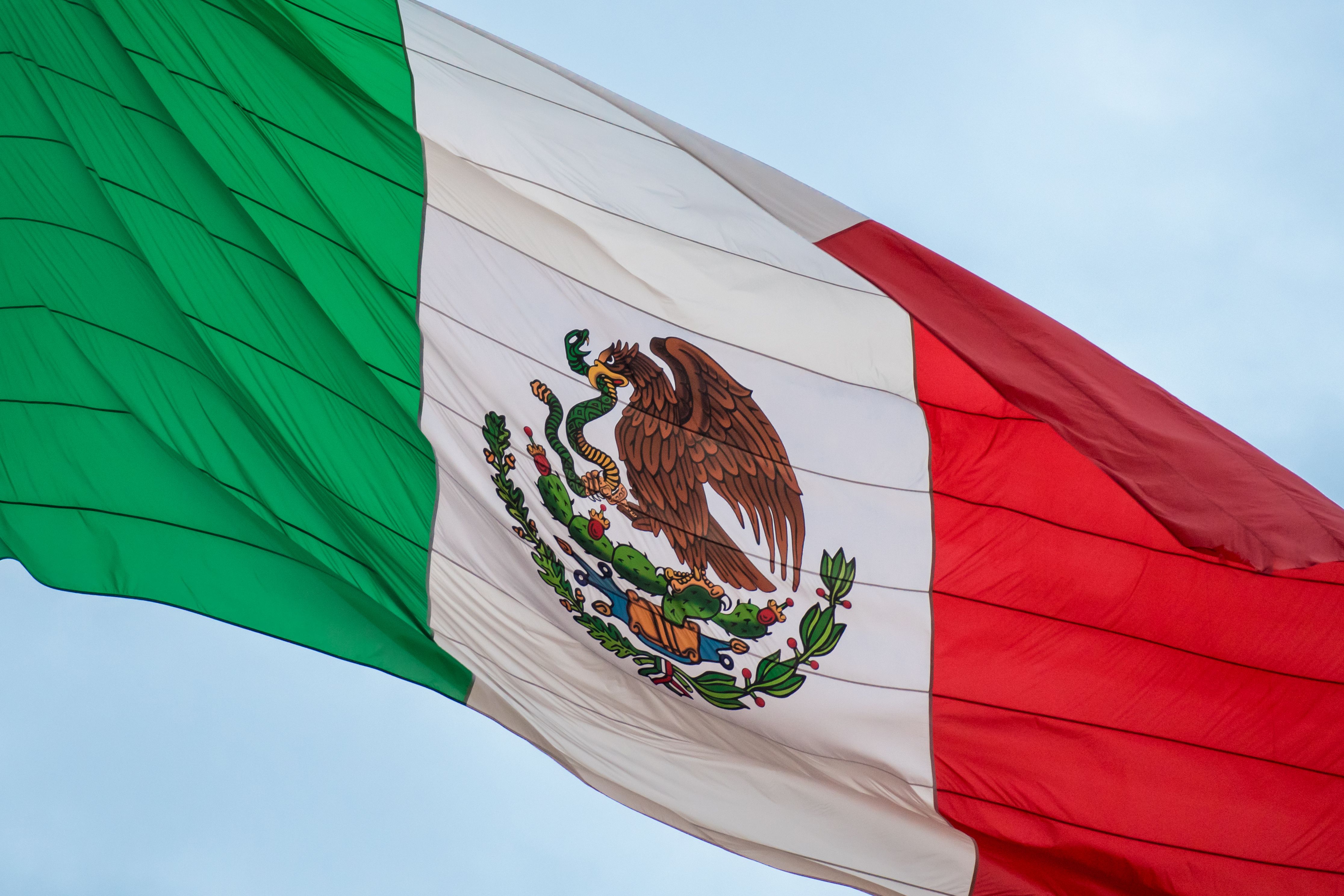 Container freight at Veracruz port, Mexico — importing goods to Spain